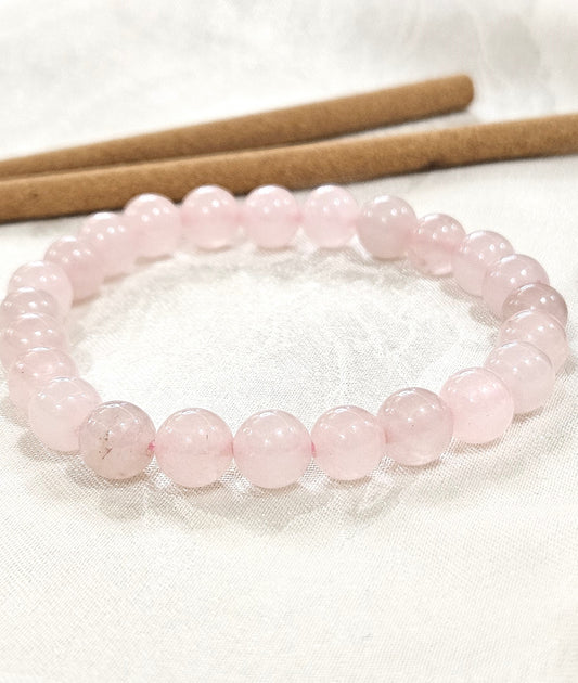 Rose Quartz Bracelet - The Stone of Love & Compassion