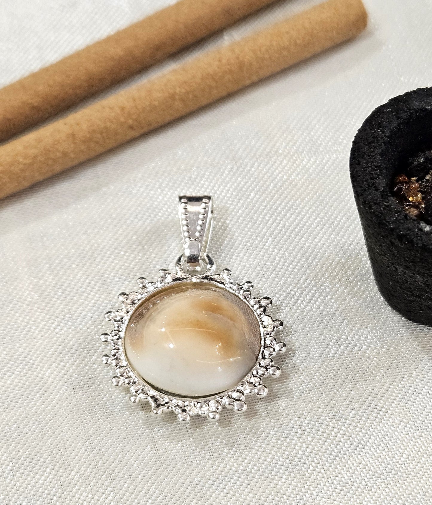 Gomti Chakra Pendant - Talisman of Prosperity & Protection