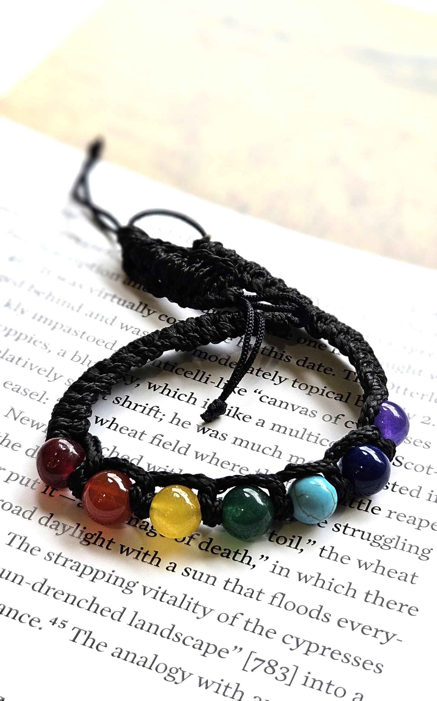7 Chakra Thread Bracelet - Healing, Mindfulness, & Spiritual Growth