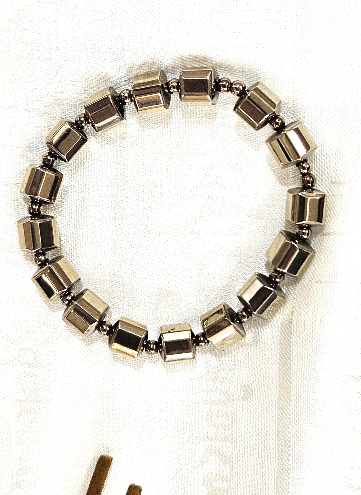 Pyrite Square Bracelet - The Stone of Abundance & Power