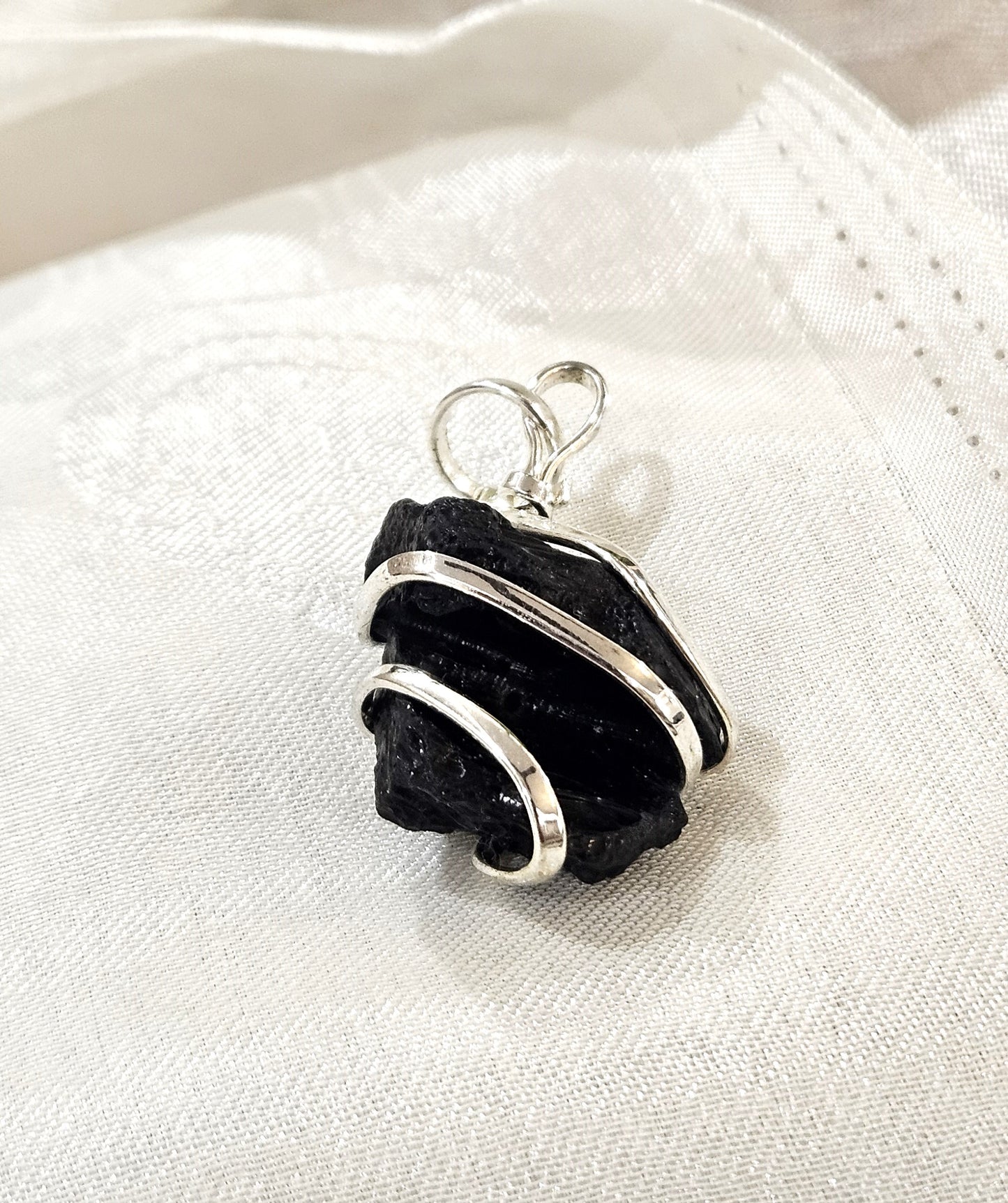 Tektite Uncut Pendant - Stone of Cosmic Connection & Spiritual Awakening