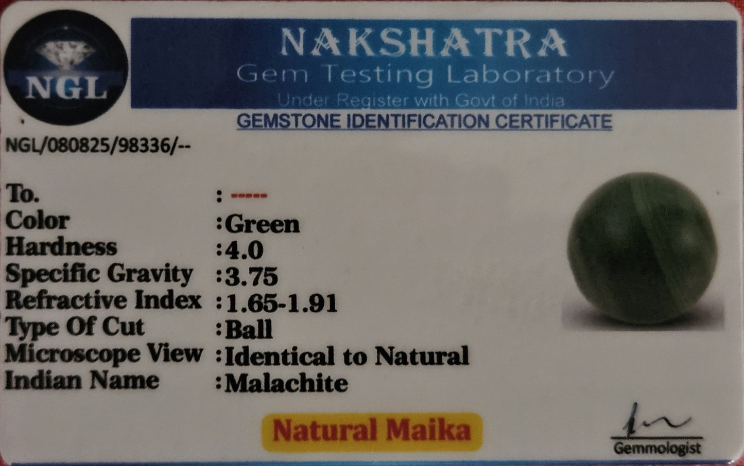 Malachite Sphere – The Stone of Transformation & Protection