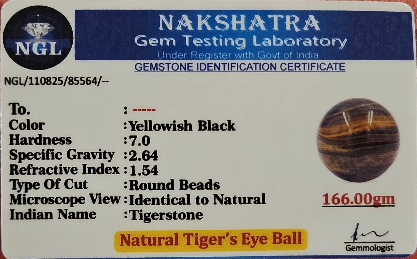Tiger Eye Sphere – Stone of Courage & Focus
