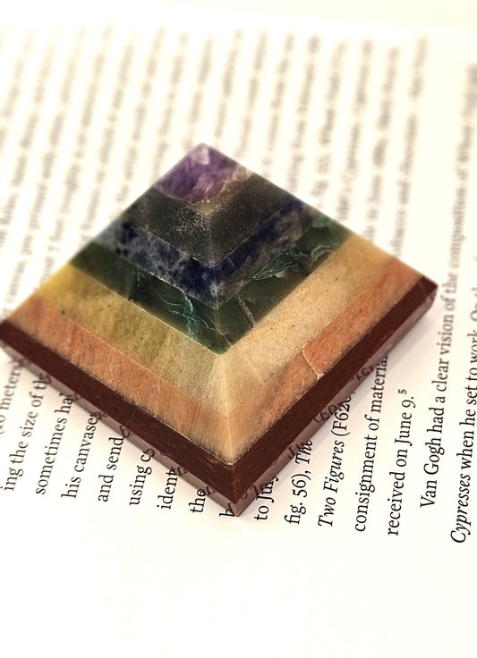 7 Chakra Crystal Pyramid – Balance • Healing • Energy
