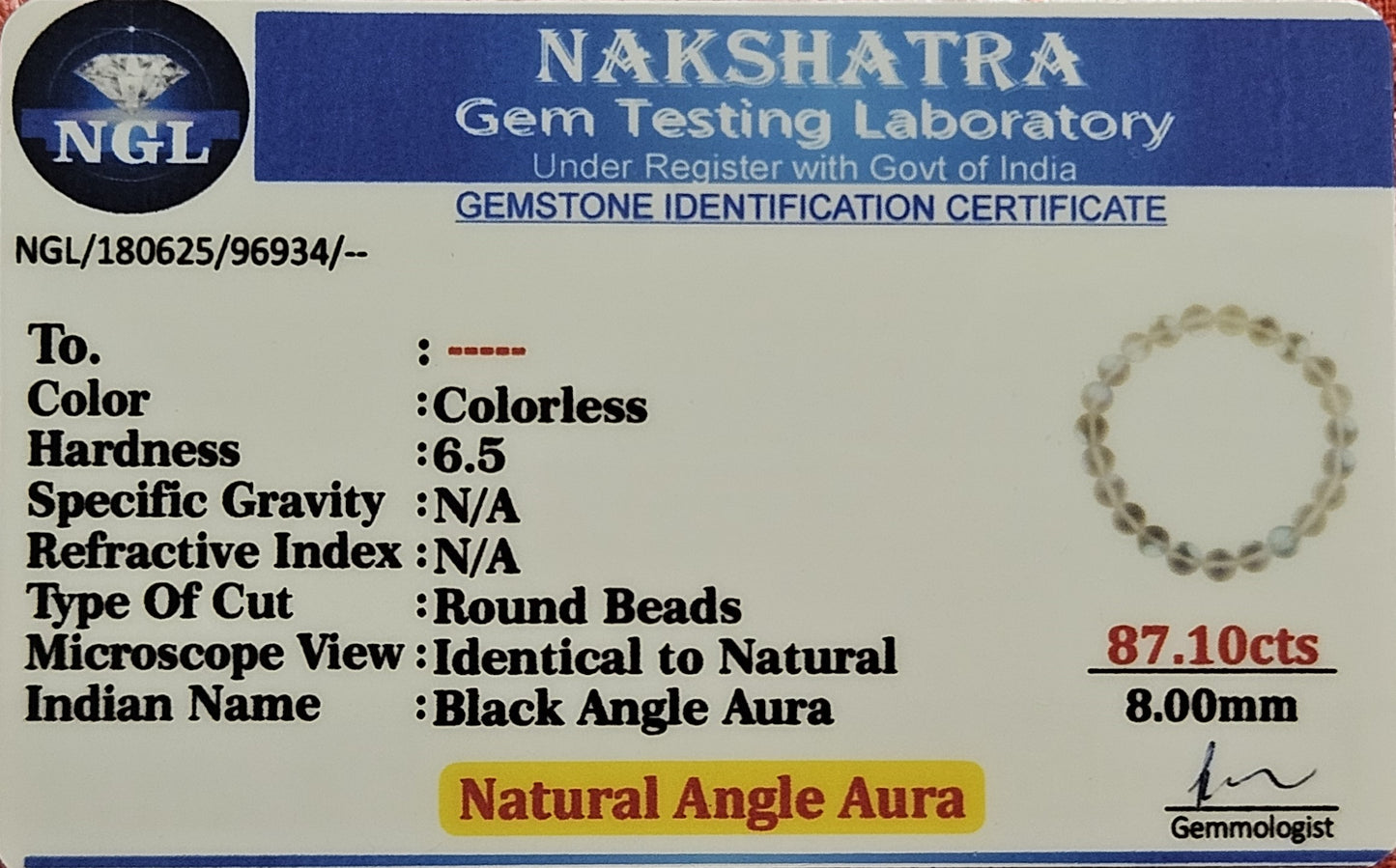 Aura Bracelet - Uplift Your Spirit, Balances Energy