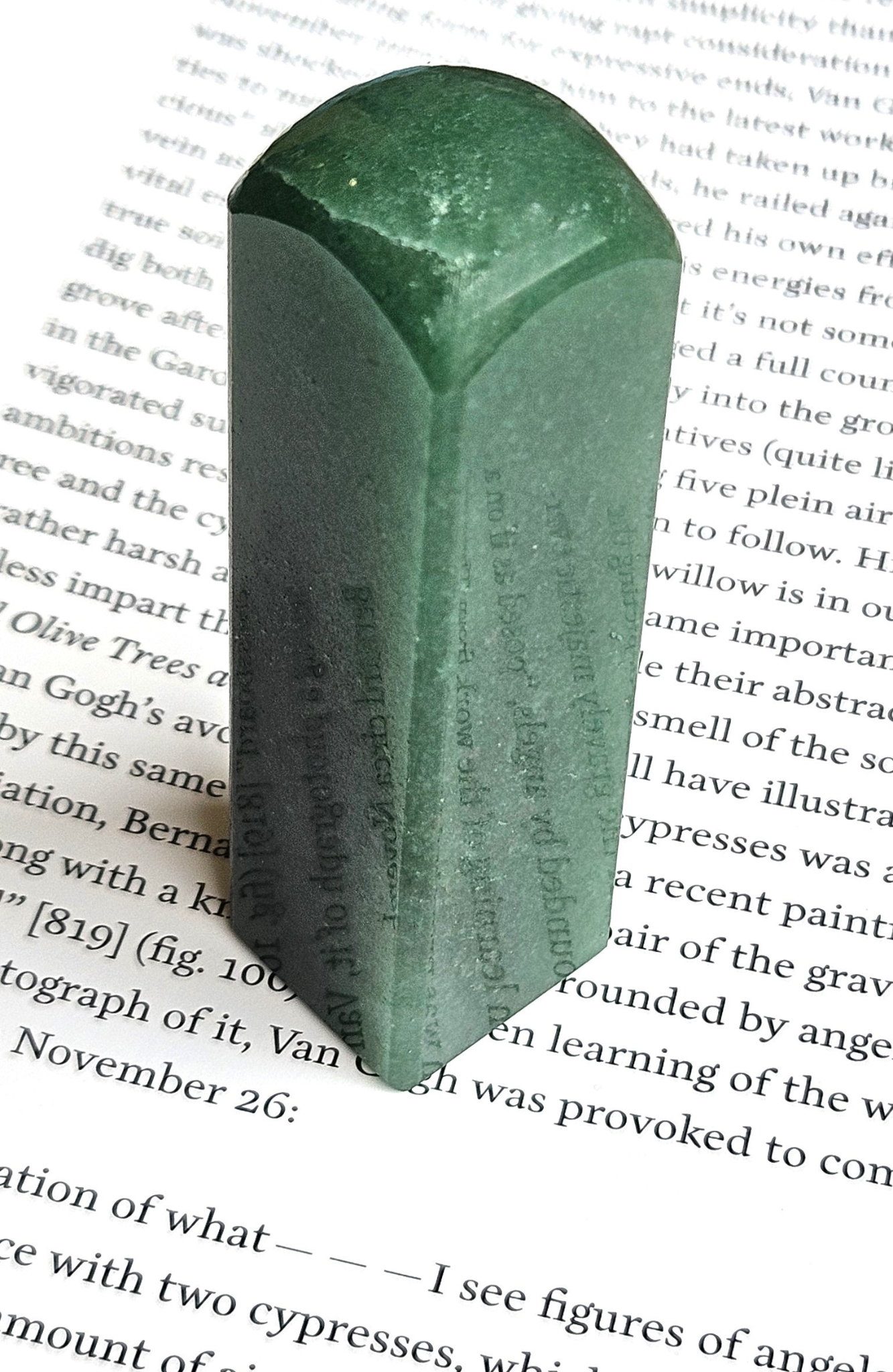 Green Jade Tower – Stone of Prosperity & Harmony