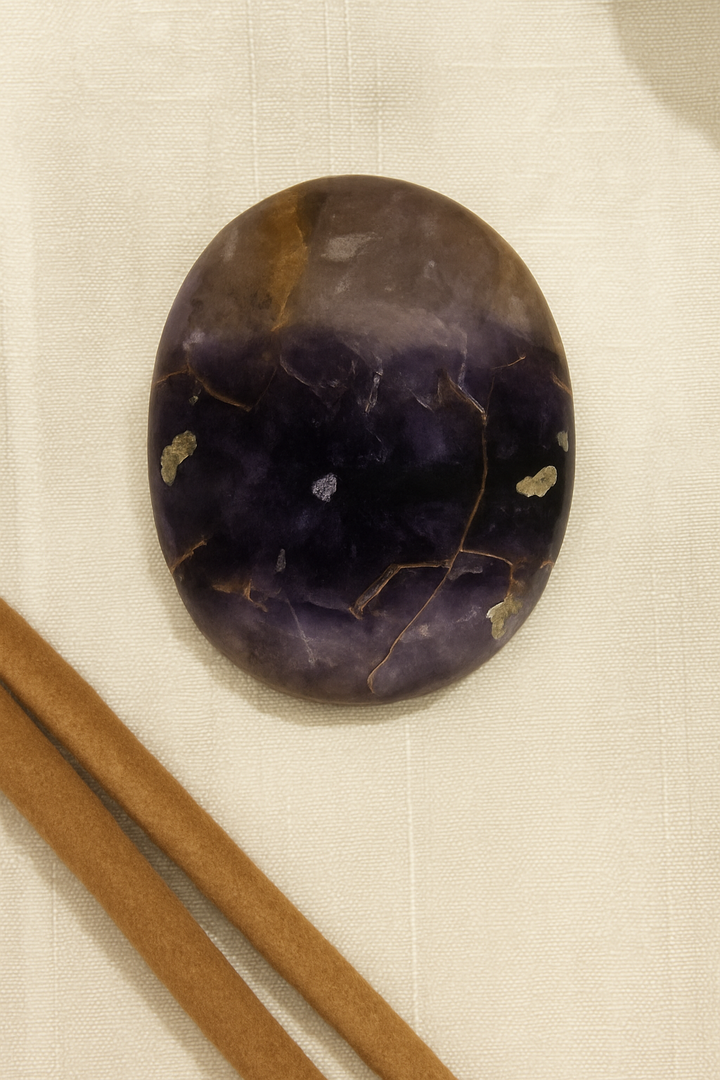 Amethyst Palm Stone – Tranquility in Your Hands