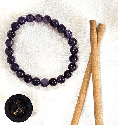 Amethyst Bracelet - Calm, Clarity & Spiritual Balance