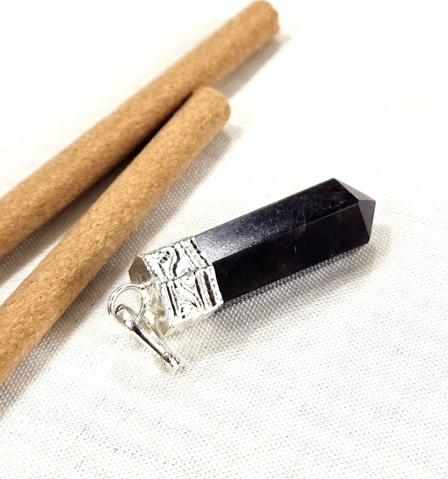 Amethyst Pencil Pendant - Stone of Spiritual Wisdom