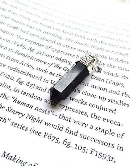 Amethyst Pencil Pendant - Stone of Spiritual Wisdom