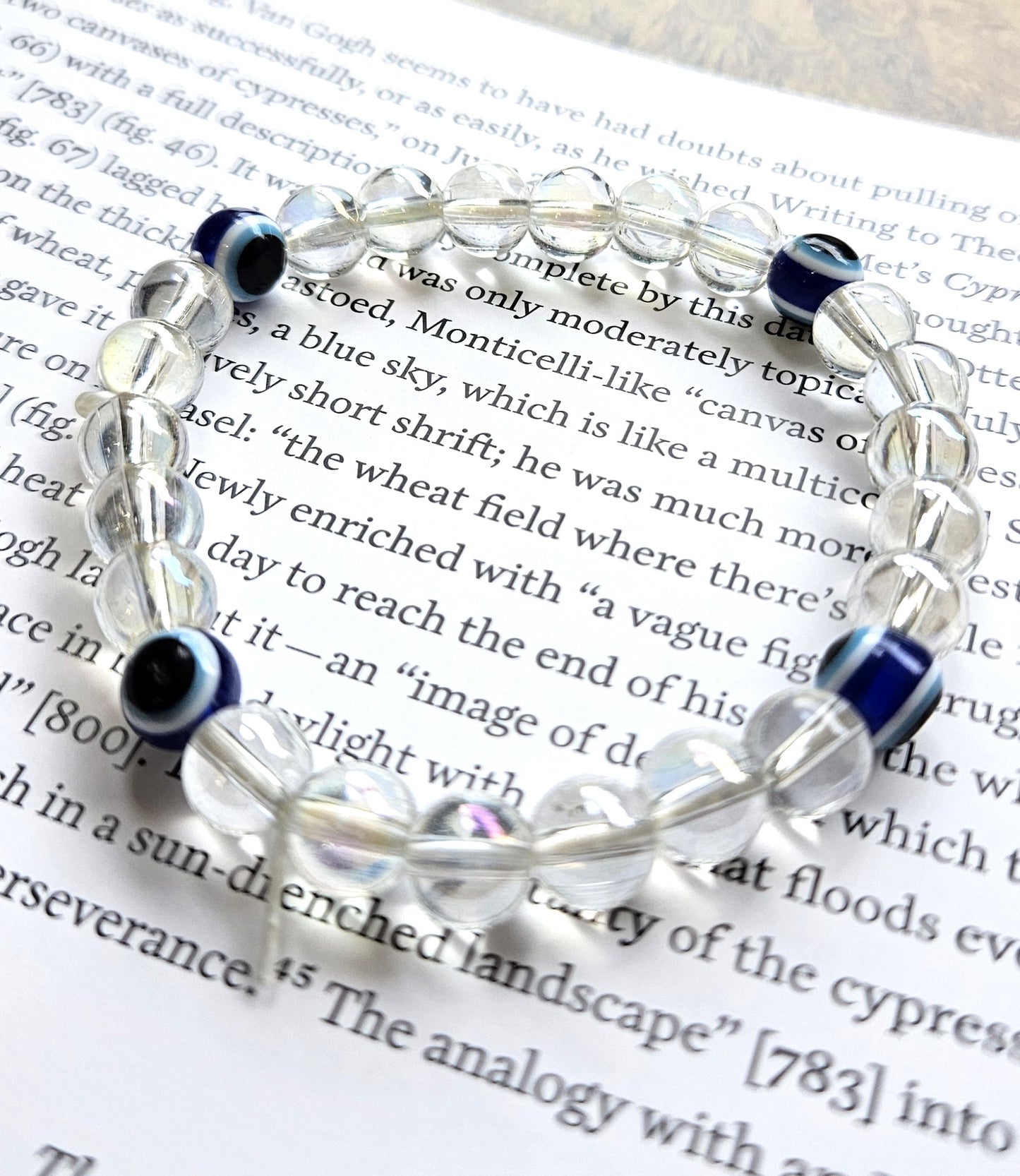 Aura & Evil Eye Bracelet - Protect, Uplift, and Balance energy