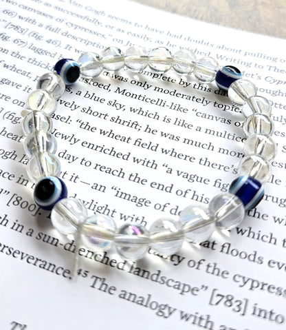 Aura & Evil Eye Bracelet - Protect, Uplift, and Balance energy