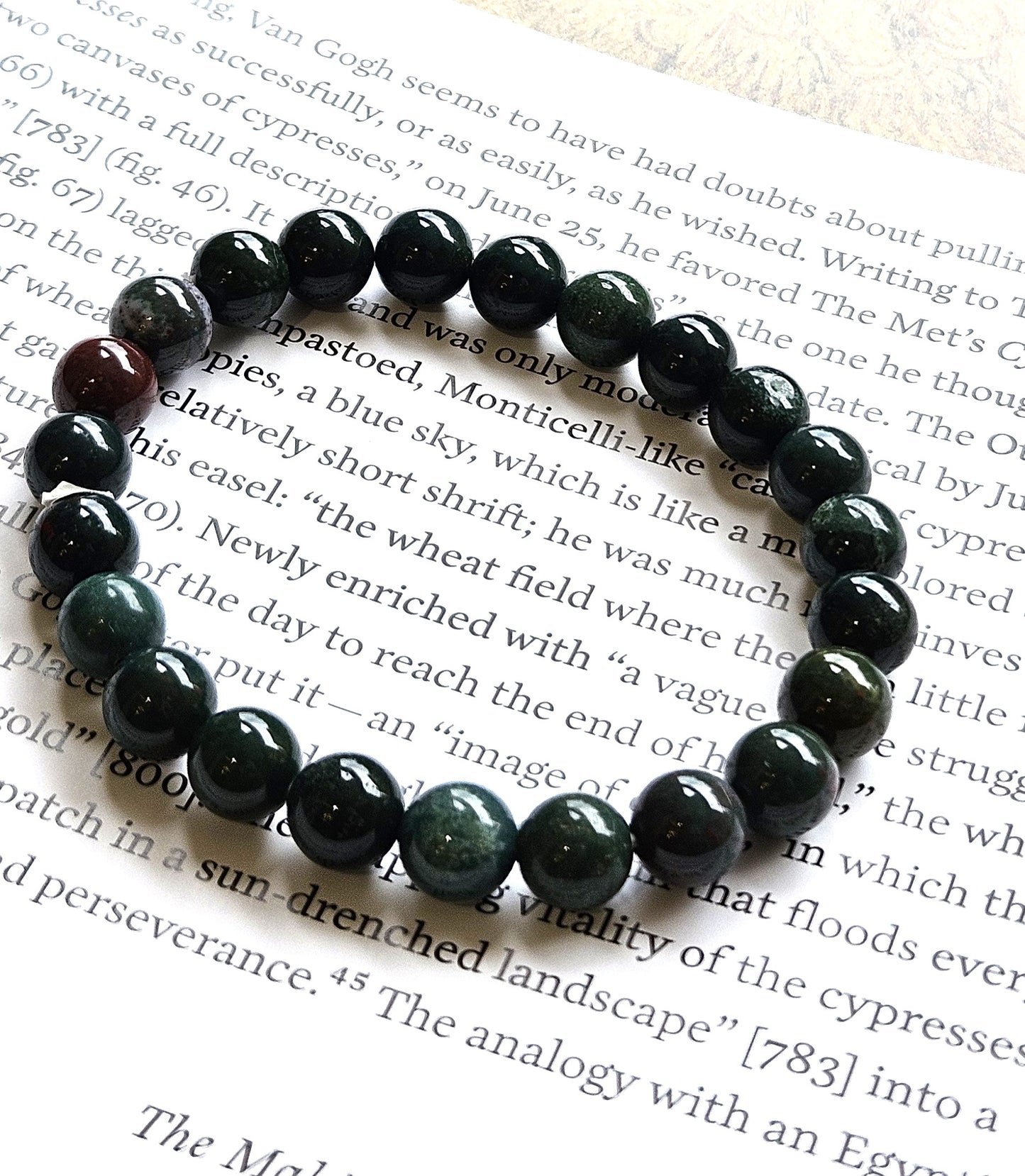 Bloodstone Bracelet - Stone of Warriors