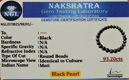 Black Pearl Bracelet - Elegance & Inner Wisdom