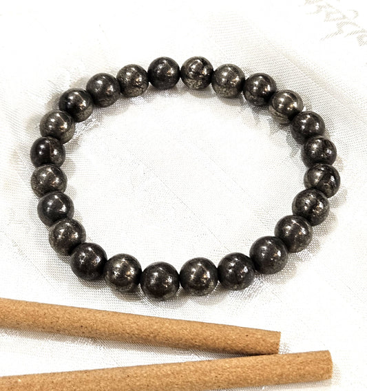 Pyrite Bracelet - Stone of Strength & Abundance