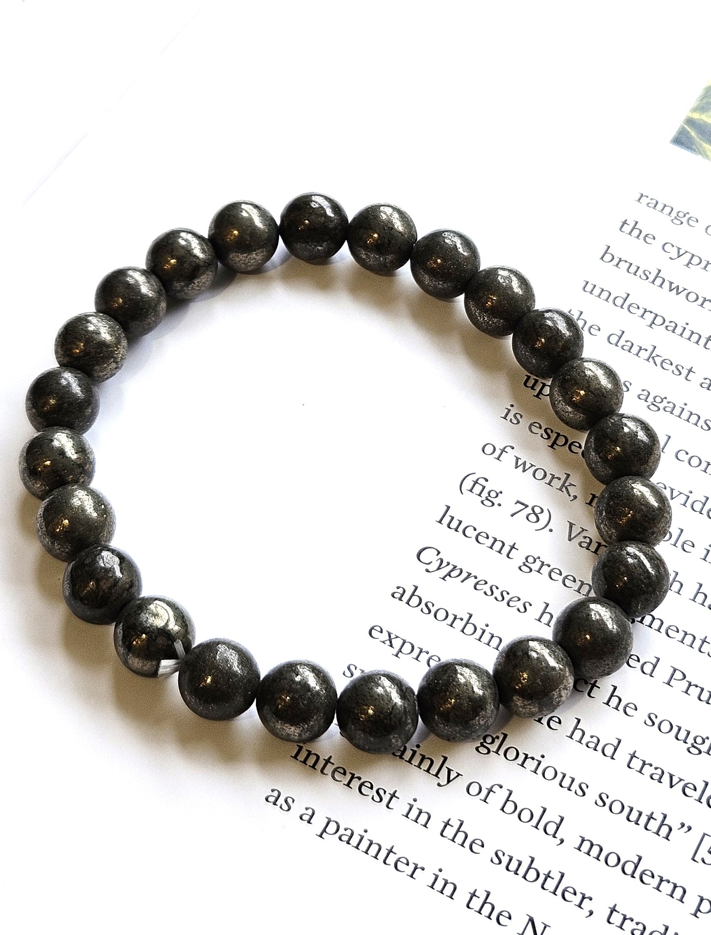 Pyrite Bracelet - Stone of Strength & Abundance