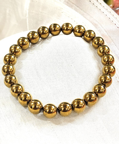 Golden Hematite Bracelet - Powerful Energy Tool
