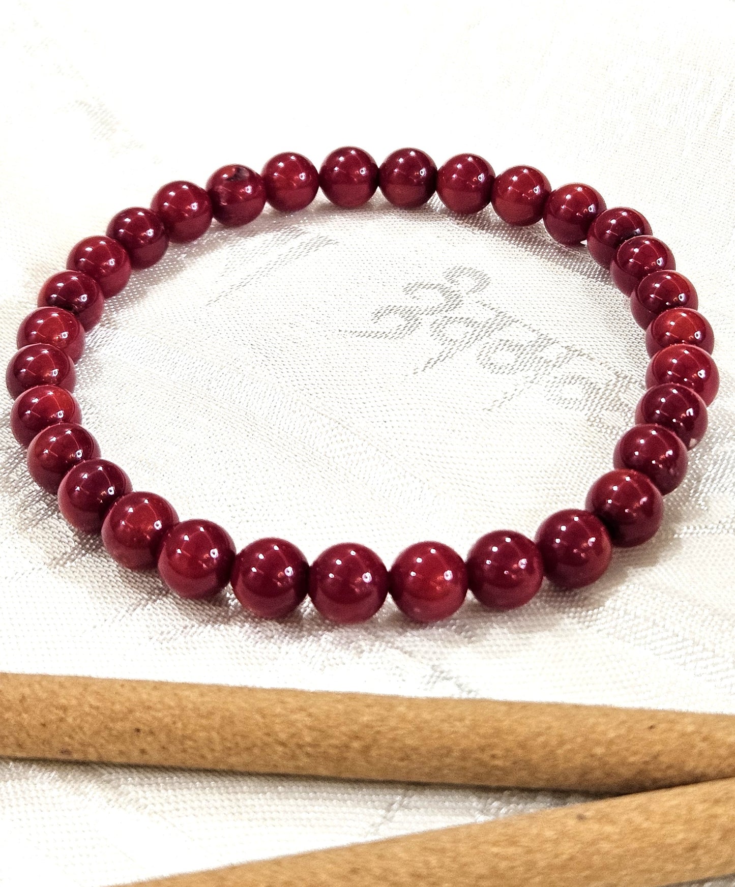 Coral Bracelet - Vitality, Ambition, and Courage