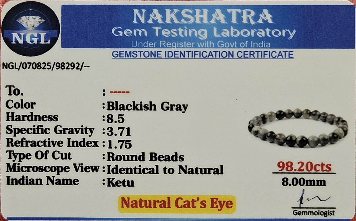 Cat's Eye Bracelet - Protection, Wealth Attraction & Prosperity