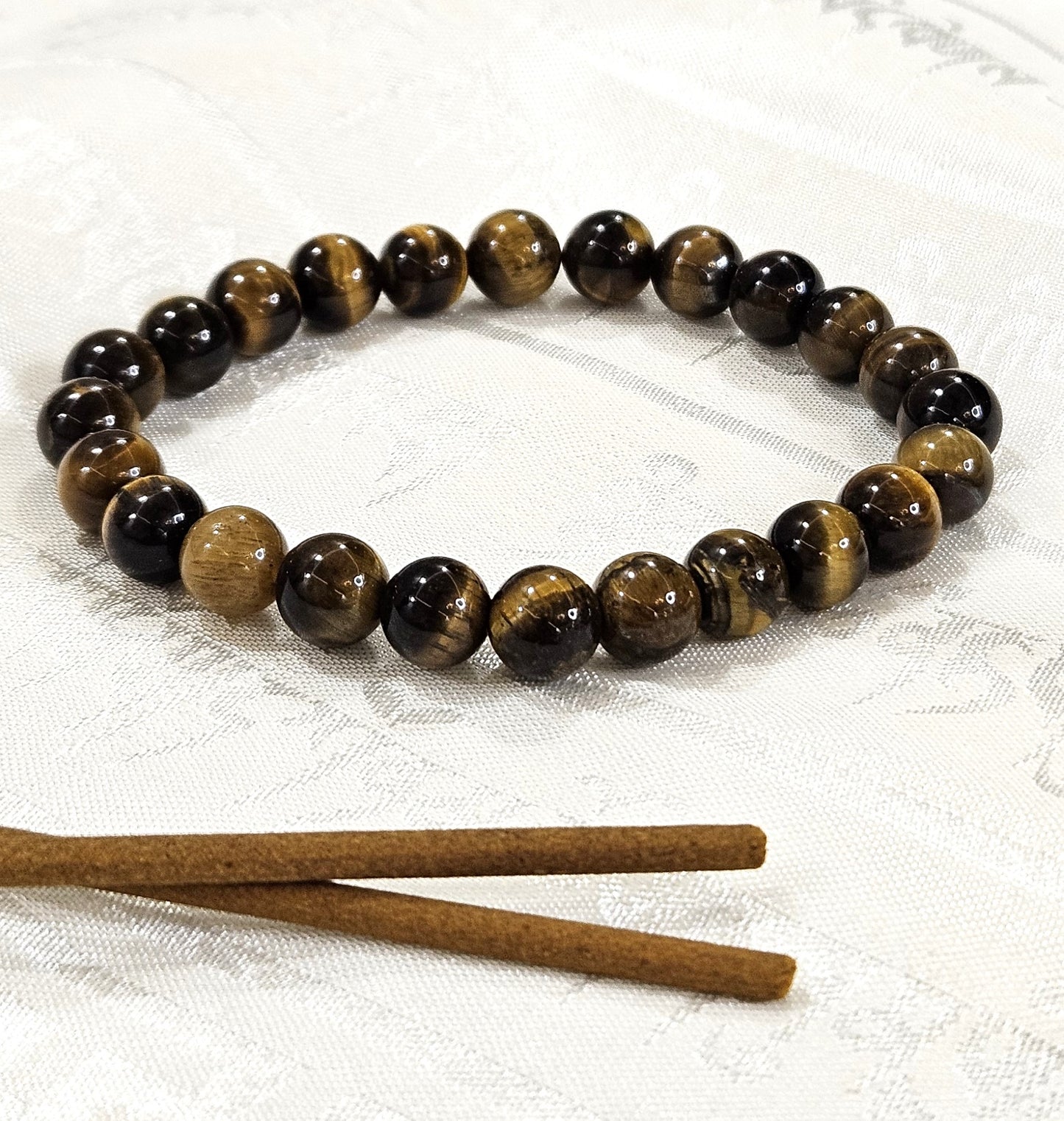 Tiger Eye Bracelet - Stone of Courage, Focus & Protection