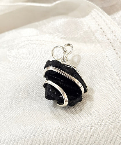 Tektite Uncut Pendant - Stone of Cosmic Connection & Spiritual Awakening