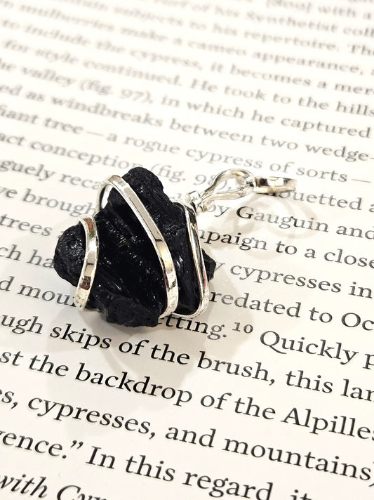 Tektite Uncut Pendant - Stone of Cosmic Connection & Spiritual Awakening