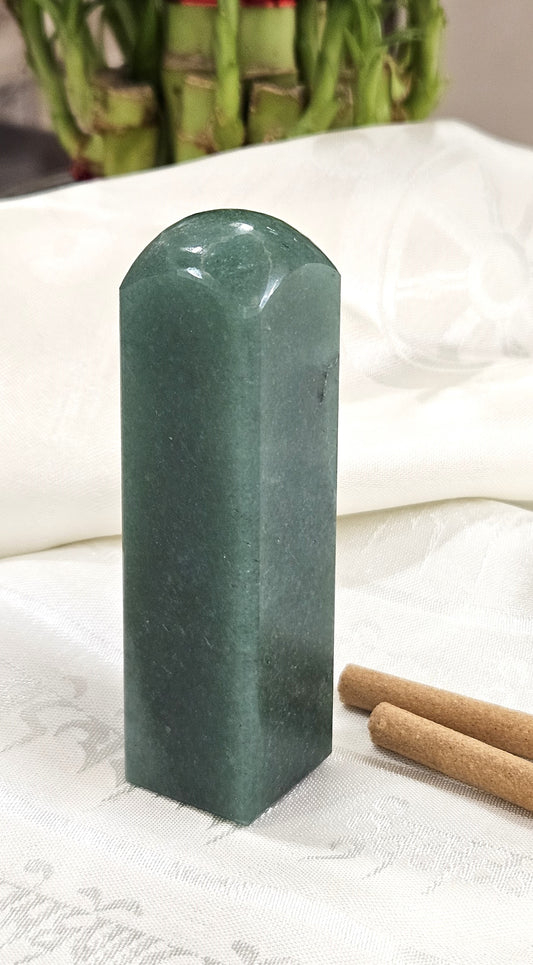 Green Jade Tower – Stone of Prosperity & Harmony