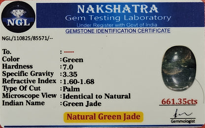 Green Jade Palm Stone – Stone of Abundance & Harmony