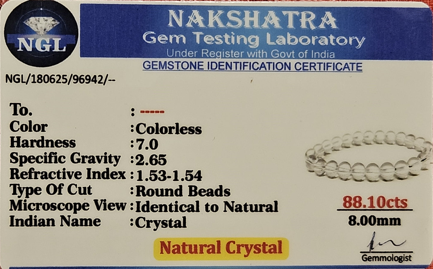 Clear Quartz Bracelet - The Universal Healer