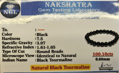 Black Tourmaline Bracelet - Protection, Grounding & Inner Strength