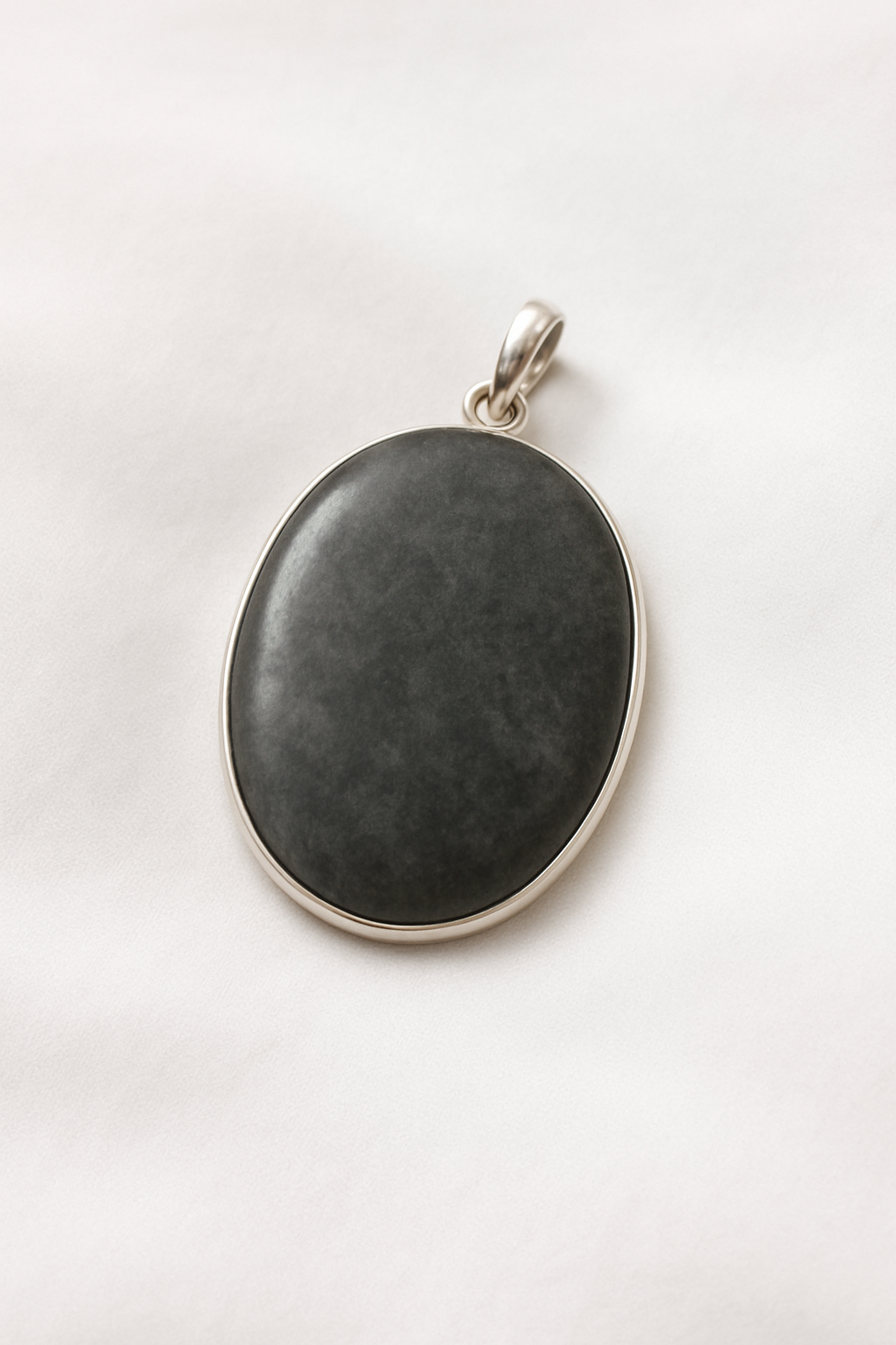 Cats Eye Oval Pendant - The Stone of Karmic Protection & Intuition